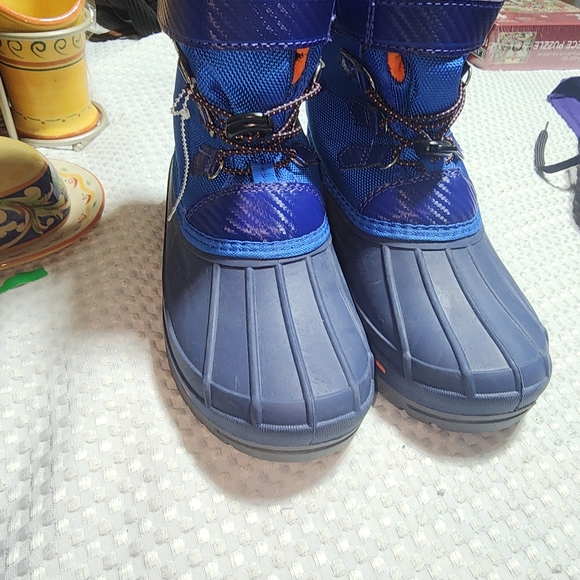 WONDER NATION EUC YOUTH SZ 3 3M THINSULATE SNOW WINTER BOOTS - Picture 2 of 9